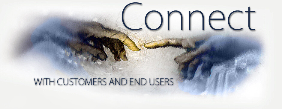 connect with customers and end users